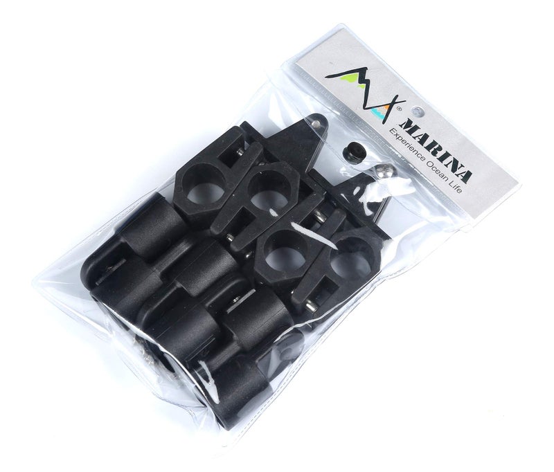 MX Boat Bimini Top Fitting Hardware Set Fit 7/8 inch Tubing,Bimini Eye End Cap,Jaw Slide,Deck Hinge Bimini Top Hardware 12PCS - Image 1